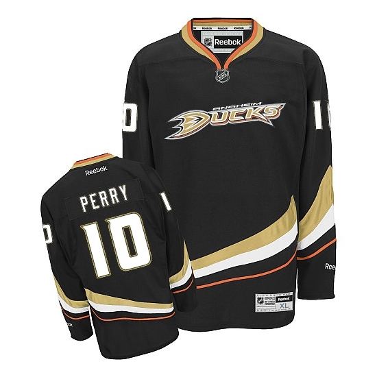 Corey Perry Anaheim Ducks Authentic Home Reebok Jersey - Black