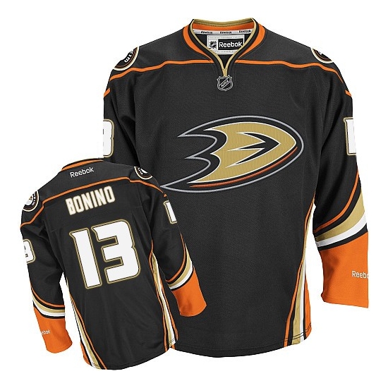 Nick Bonino Anaheim Ducks Authentic Third Reebok Jersey - Black