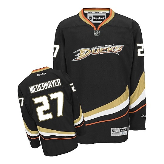 Scott Niedermayer Anaheim Ducks Authentic Home Reebok Jersey - Black