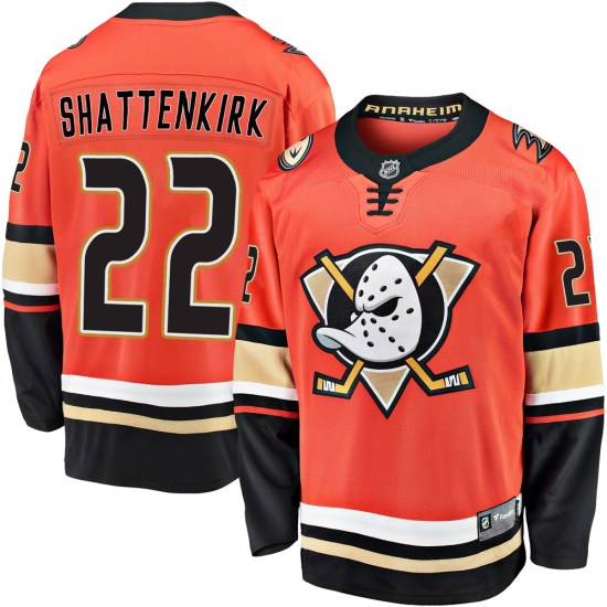 Kevin Shattenkirk Anaheim Ducks Premier Breakaway 2019/20 Alternate Fanatics Branded Jersey - Orange