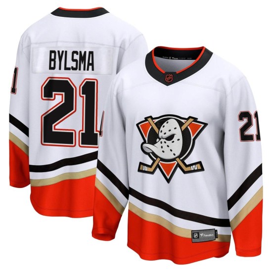 Dan Bylsma Anaheim Ducks Breakaway Special Edition 2.0 Fanatics Branded Jersey - White