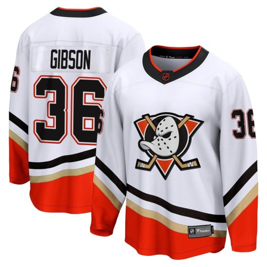 John Gibson Anaheim Ducks Breakaway Special Edition 2.0 Fanatics Branded Jersey - White
