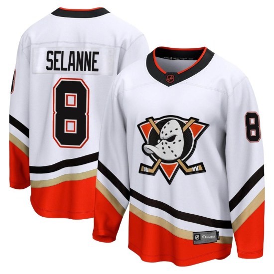 Teemu Selanne Anaheim Ducks Breakaway Special Edition 2.0 Fanatics Branded Jersey - White