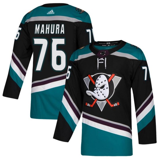 Josh Mahura Anaheim Ducks Youth Authentic Teal Alternate Adidas Jersey - Black