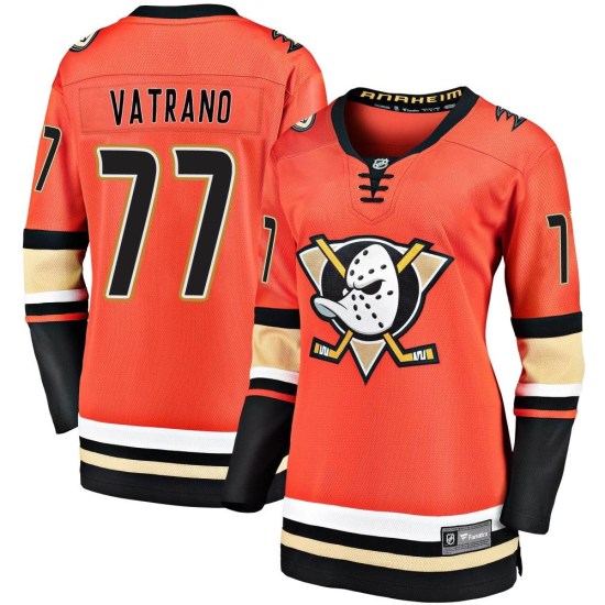 Frank Vatrano Anaheim Ducks Women's Premier Breakaway 2019/20 Alternate Fanatics Branded Jersey - Orange
