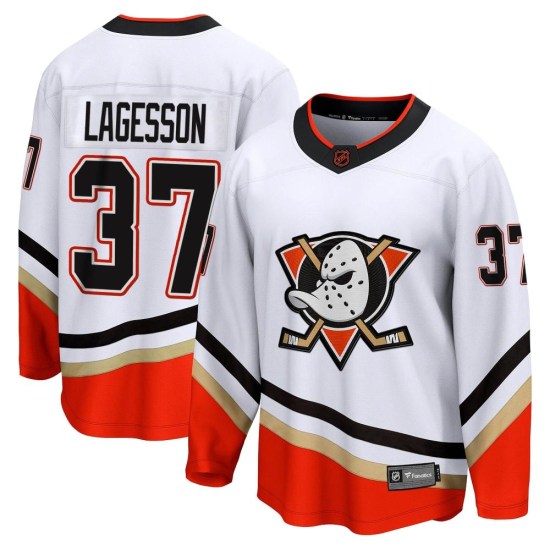 William Lagesson Anaheim Ducks Youth Breakaway Special Edition 2.0 Fanatics Branded Jersey - White