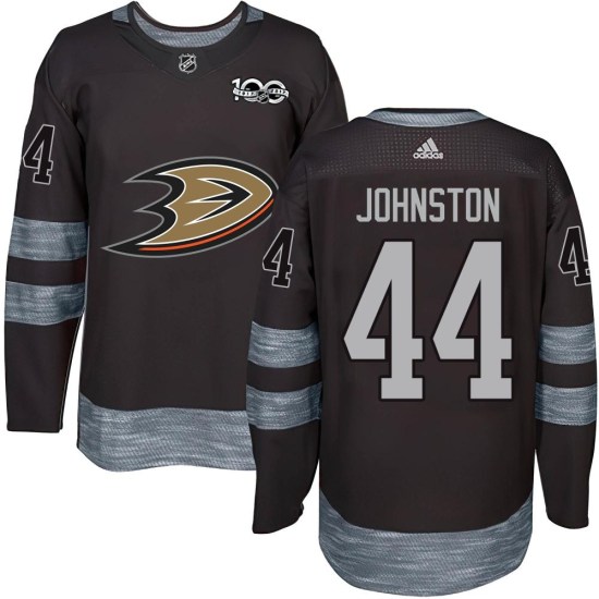 Ross Johnston Anaheim Ducks Authentic 1917-2017 100th Anniversary Jersey - Black