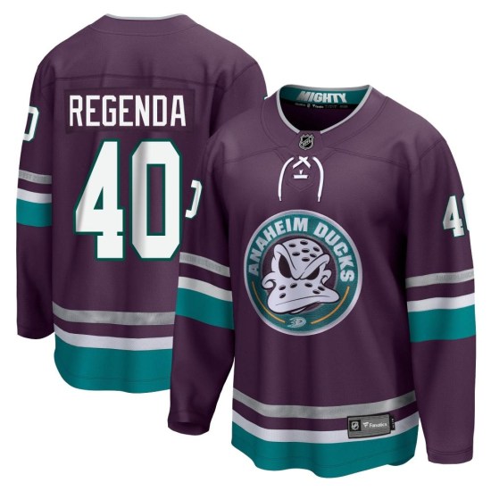 Pavol Regenda Anaheim Ducks Premier 30th Anniversary Breakaway Fanatics Branded Jersey - Purple