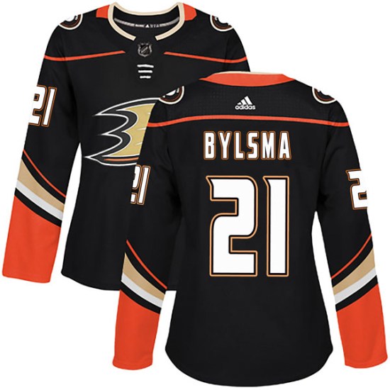 Dan Bylsma Anaheim Ducks Women's Authentic Home Adidas Jersey - Black