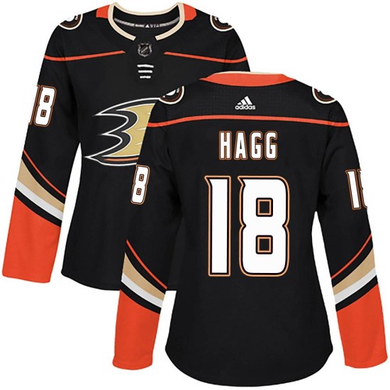 Robert Hagg Anaheim Ducks Women's Authentic Home Adidas Jersey - Black