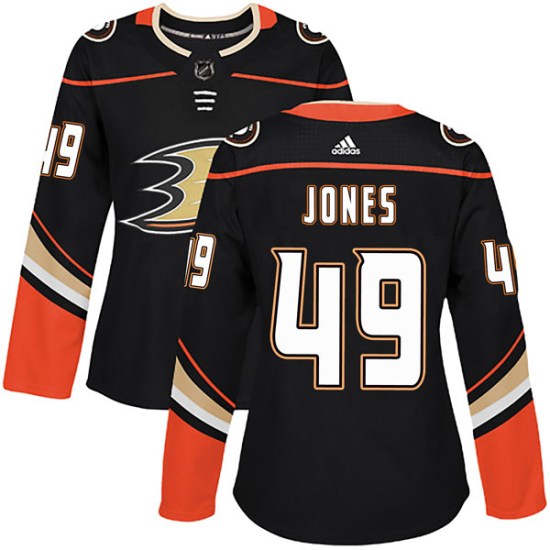 Max Jones Anaheim Ducks Women's Authentic Home Adidas Jersey - Black