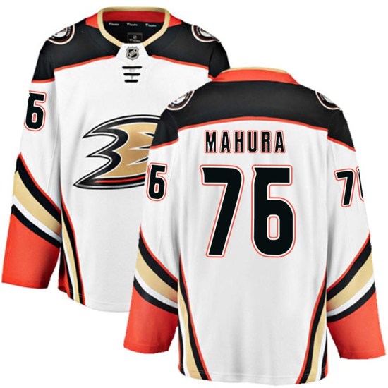 Josh Mahura Anaheim Ducks Breakaway Away Fanatics Branded Jersey - White
