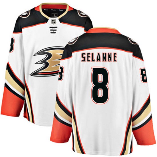 Teemu Selanne Anaheim Ducks Authentic Away Fanatics Branded Jersey - White