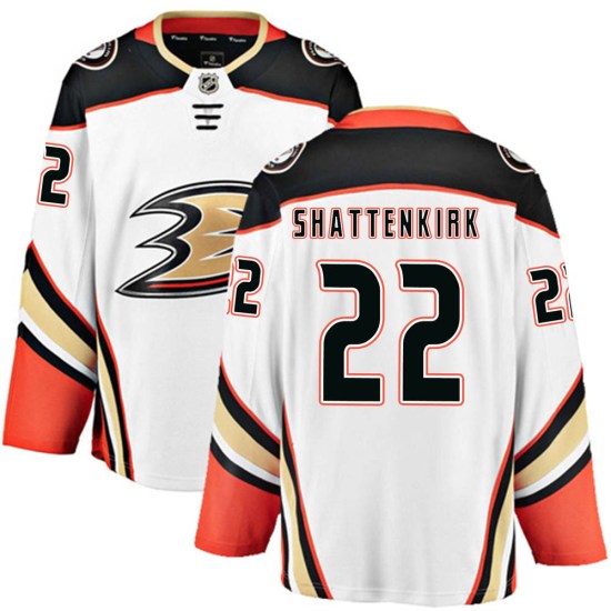 Kevin Shattenkirk Anaheim Ducks Breakaway Away Fanatics Branded Jersey - White