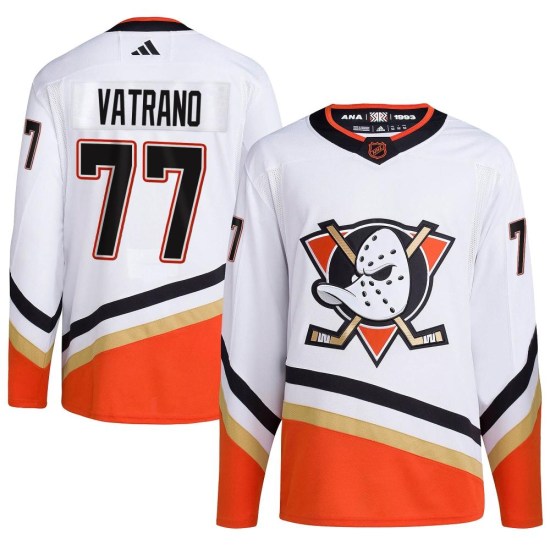 Frank Vatrano Anaheim Ducks Youth Authentic Reverse Retro 2.0 Adidas Jersey - White