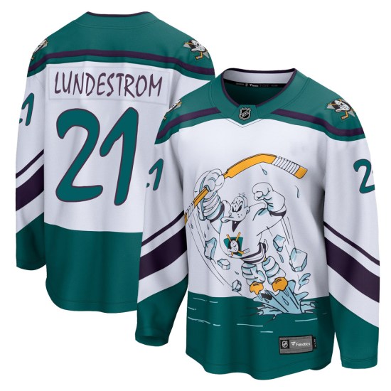 Isac Lundestrom Anaheim Ducks Youth Breakaway 2020/21 Special Edition Fanatics Branded Jersey - White