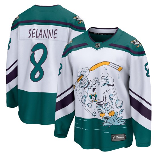 Teemu Selanne Anaheim Ducks Youth Breakaway 2020/21 Special Edition Fanatics Branded Jersey - White