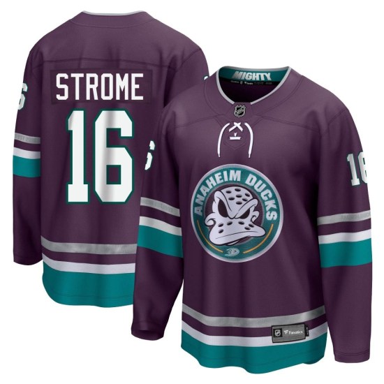 Ryan Strome Anaheim Ducks Youth Premier 30th Anniversary Breakaway Fanatics Branded Jersey - Purple