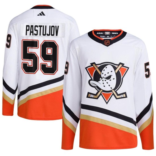 Sasha Pastujov Anaheim Ducks Authentic Reverse Retro 2.0 Adidas Jersey - White