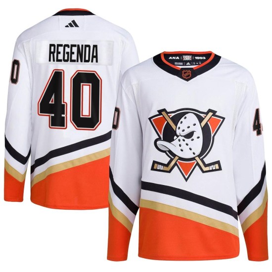 Pavol Regenda Anaheim Ducks Authentic Reverse Retro 2.0 Adidas Jersey - White