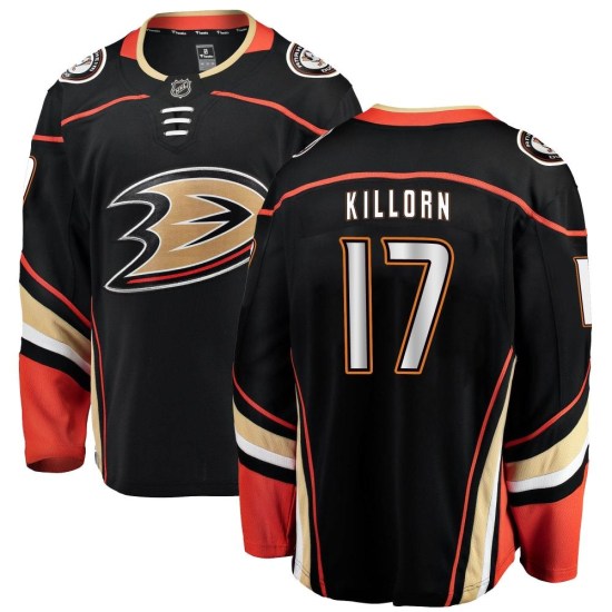 Alex Killorn Anaheim Ducks Youth Breakaway Home Fanatics Branded Jersey - Black