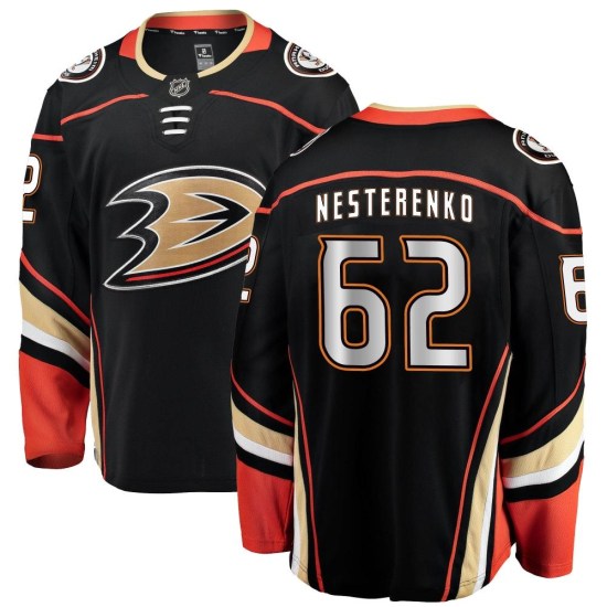 Nikita Nesterenko Anaheim Ducks Youth Breakaway Home Fanatics Branded Jersey - Black