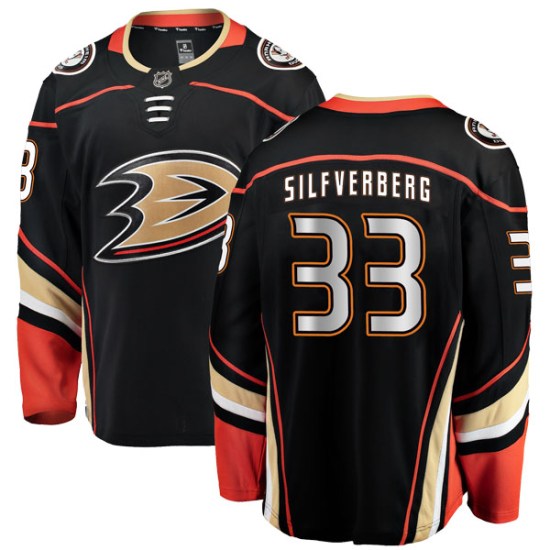 Jakob Silfverberg Anaheim Ducks Youth Authentic Home Fanatics Branded Jersey - Black