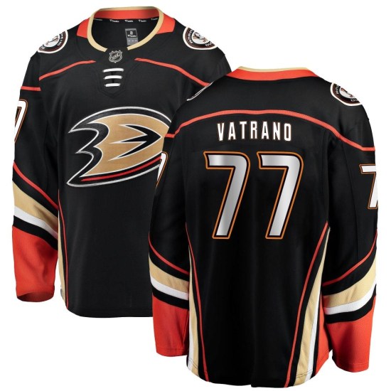 Frank Vatrano Anaheim Ducks Youth Breakaway Home Fanatics Branded Jersey - Black