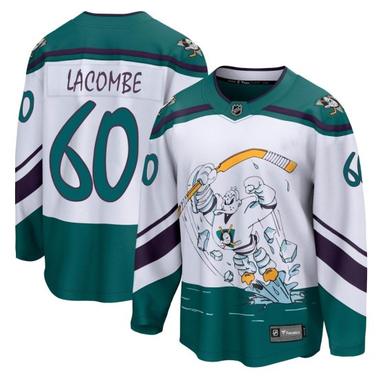 Jackson LaCombe Anaheim Ducks Breakaway 2020/21 Special Edition Fanatics Branded Jersey - White