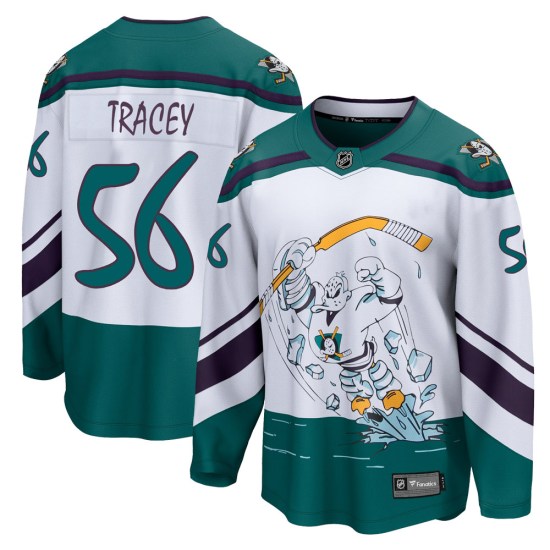 Brayden Tracey Anaheim Ducks Breakaway 2020/21 Special Edition Fanatics Branded Jersey - White