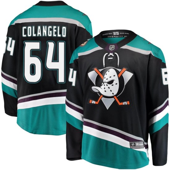 Sam Colangelo Anaheim Ducks Youth Breakaway Alternate Fanatics Branded Jersey - Black