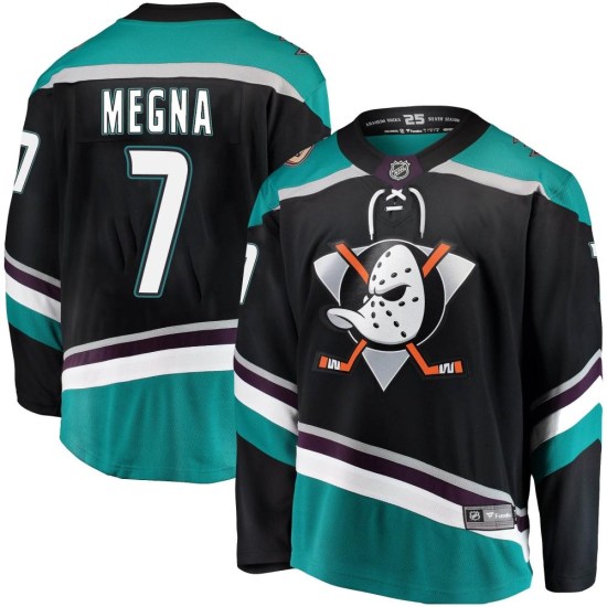 Jayson Megna Anaheim Ducks Youth Breakaway Alternate Fanatics Branded Jersey - Black