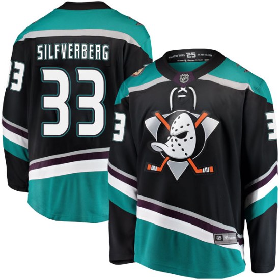 Jakob Silfverberg Anaheim Ducks Youth Breakaway Alternate Fanatics Branded Jersey - Black