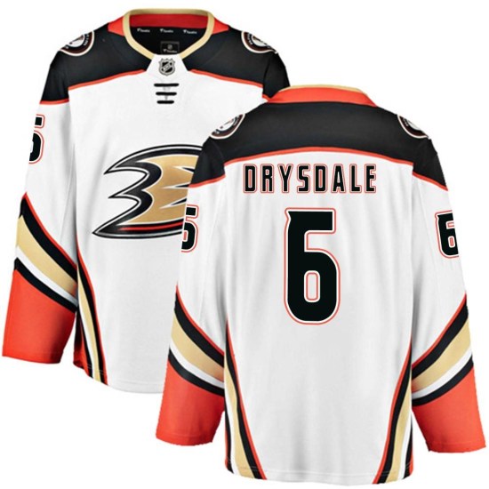 Jamie Drysdale Anaheim Ducks Youth Breakaway Away Fanatics Branded Jersey - White
