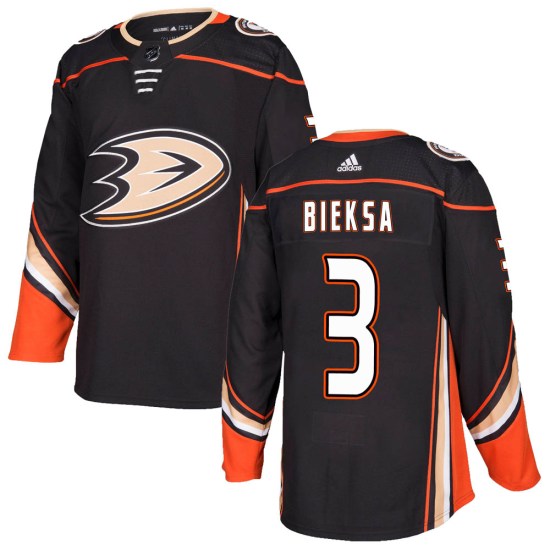 Kevin Bieksa Anaheim Ducks Authentic Home Adidas Jersey - Black