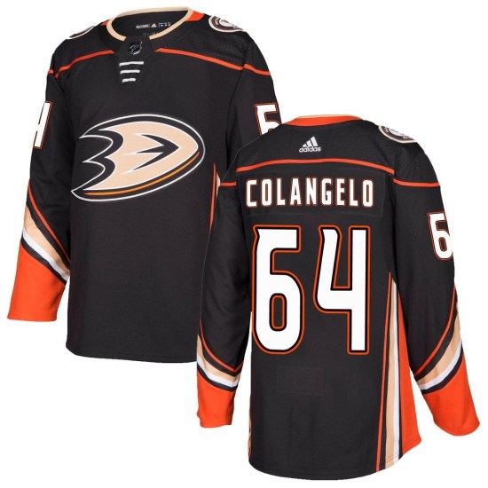 Sam Colangelo Anaheim Ducks Authentic Home Adidas Jersey - Black