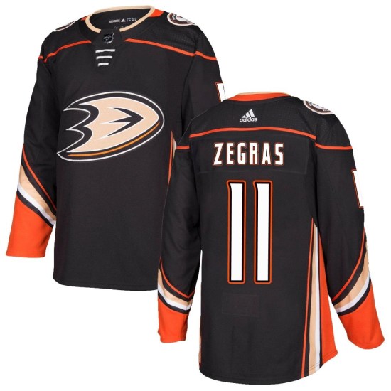 Trevor Zegras Anaheim Ducks Authentic Home Adidas Jersey - Black