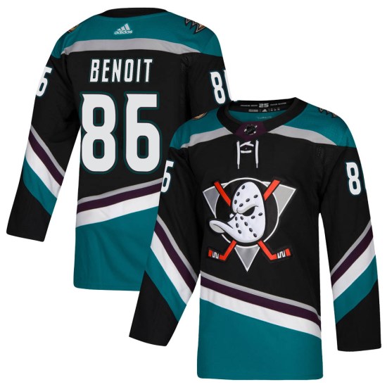 Simon Benoit Anaheim Ducks Authentic Teal Alternate Adidas Jersey - Black