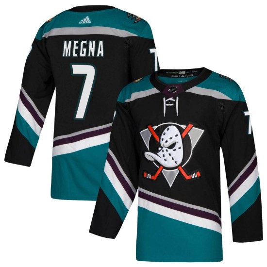 Jayson Megna Anaheim Ducks Authentic Teal Alternate Adidas Jersey - Black